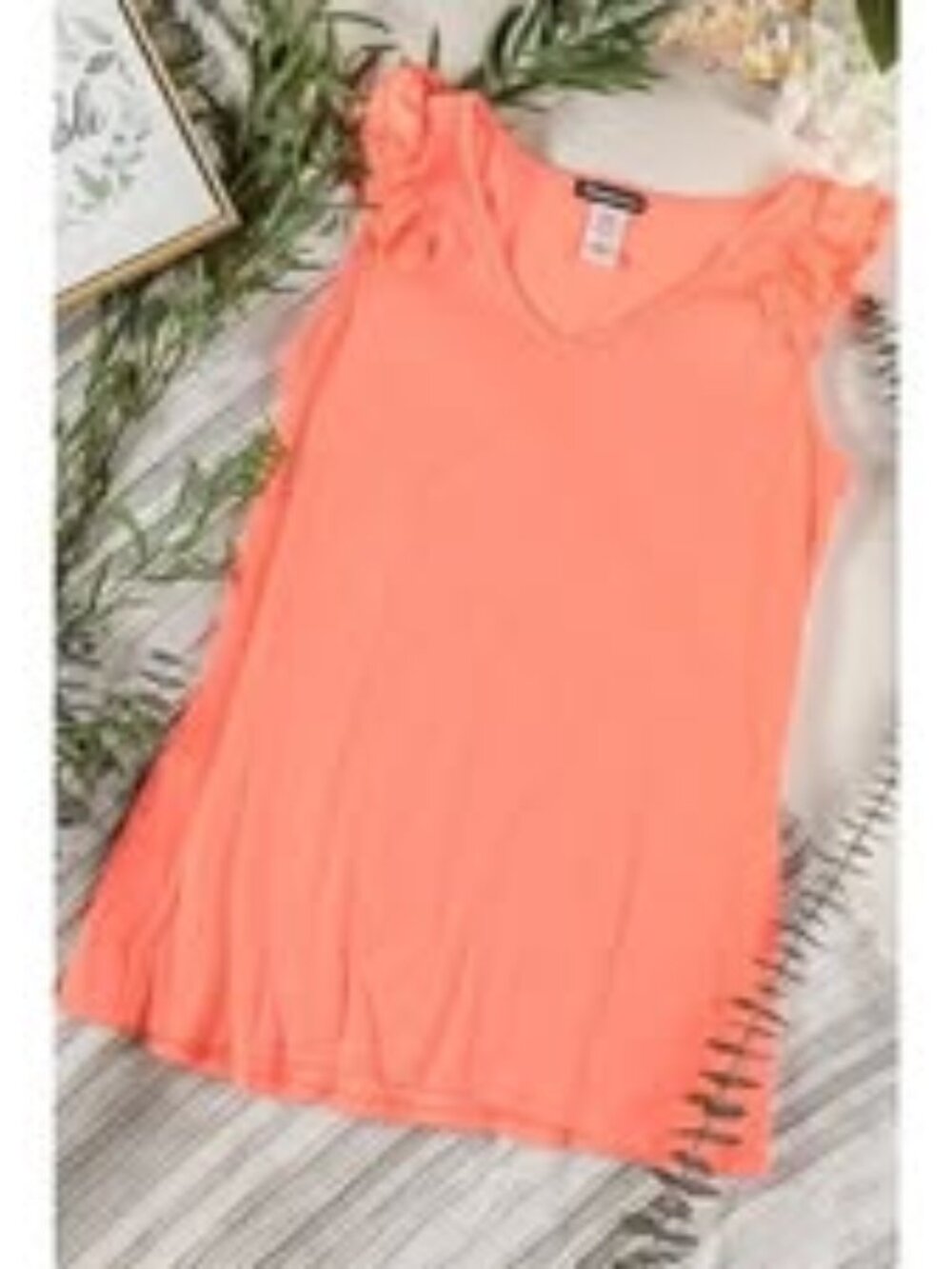 Peachy/Coral Tank Top
